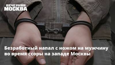 Безработный напал с ножом на мужчину во время ссоры на западе Москвы - vm.ru - Москва - Россия - Москва