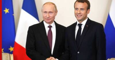 Владимир Путин - Эмманюэль Макрон - Путин - Вероятность войны с НАТО, убежище Порошенко и Украина. Путин подытожил встречу с Макроном - profile.ru - Москва - Россия - Украина - Крым - Франция
