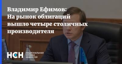 Владимир Ефимов - Владимир Ефимов: На рынок облигаций вышло четыре столичных производителя - nsn.fm - Москва