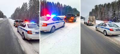 Три водителя в Карелии рискнули жизнью и правами - stolicaonego.ru - район Кондопожский - республика Карелия