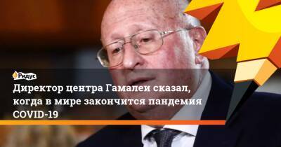 Александр Гинцбург - Директор центра Гамалеи сказал, когда в мире закончится пандемия COVID-19 - ridus.ru - Австрия - Россия - Индия