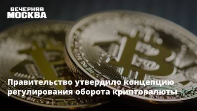 Правительство утвердило концепцию регулирования оборота криптовалюты - vm.ru - Россия