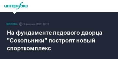 На фундаменте ледового дворца "Сокольники" построят новый спорткомплекс - interfax.ru - Москва - Москва