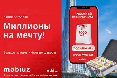 Крупные денежные призы от Mobiuz ждут победителей - gazeta.uz - Узбекистан