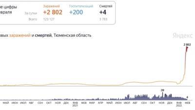 В Тюменской области 2802 человека заболели коронавирусом - nashgorod.ru - Россия - Тюменская обл. - Югра - окр. Янао - Скончался