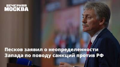 Дмитрий Песков - Олаф Шольц - Джо Байден - Песков заявил о неопределенности Запада по поводу санкций против РФ - vm.ru - Россия - США - Украина - Германия