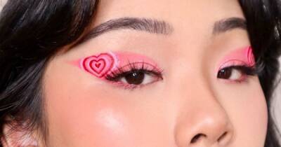 Сердечки и поцелуи. Оригинальный макияж для Дня святого Валентина, покоривший TikTok и Instagram - focus.ua - Украина