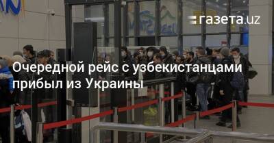 Очередной рейс с узбекистанцами прибыл из Украины - gazeta.uz - Украина - Узбекистан - Польша