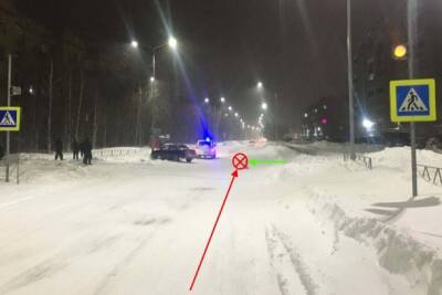 В Инте пешеход-нарушитель попала в больницу - bnkomi.ru - респ. Коми