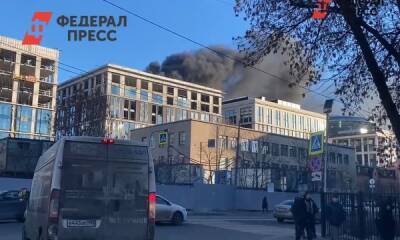 В строящемся здании «Невской ратуши» в Петербурге произошел пожар - fedpress.ru - Санкт-Петербург