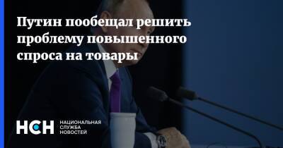 Владимир Путин - Путин пообещал решить проблему повышенного спроса на товары - nsn.fm - Россия