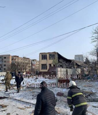В Чугуеве в результате вражеского удара было уничтожено здание СБУ - vedomosti-ua.com - Россия - Украина