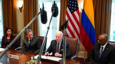 Владимир Путин - Реджеп Тайип Эрдоган - Джо Байден - Байден: «Украина никогда-никогда не обернется победой для Путина» - golos-ameriki.ru - Россия - США - Украина - Колумбия - Турция