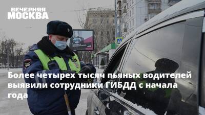 Более четырех тысяч пьяных водителей выявили сотрудники ГИБДД с начала года - vm.ru - Москва - Россия - Госавтоинспекция