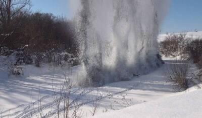 В Башкирии взорвали лед на реке чтобы избежать паводков - mkset.ru - Башкирия