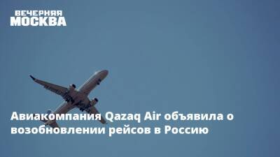 Авиакомпания Qazaq Air объявила о возобновлении рейсов в Россию - vm.ru - Москва - Россия - Казахстан - Узбекистан - Новосибирск - Ташкент