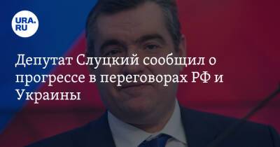 Владимир Путин - Леонид Слуцкий - Владимир Мединский - Депутат Слуцкий сообщил о прогрессе в переговорах РФ и Украины - ura.news - Москва - Россия - Украина - Киев