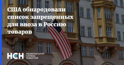 Джо Байден - США обнародовали список запрещенных для ввоза в Россию товаров - nsn.fm - Россия - США