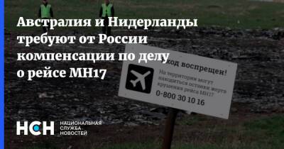 Сергей Лавров - Скотт Моррисон - Марис Пейн - Австралия и Нидерланды требуют от России компенсации по делу о рейсе MH17 - nsn.fm - Россия - США - Австралия - Голландия - Малайзия