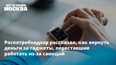 Роспотребнадзор рассказал, как вернуть деньги за гаджеты, переставшие работать из-за санкций - vm.ru - Россия - США