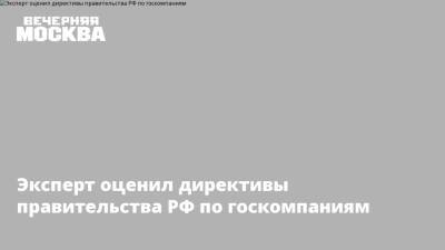 Андрей Белоусов - Эксперт оценил директивы правительства РФ по госкомпаниям - vm.ru - Россия