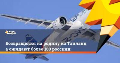 Возвращения народину изТаиланда ожидают более 180 россиян - ridus.ru - Москва - Россия - Таиланд
