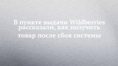 В пункте выдачи Wildberries рассказали, как получить товар после сбоя системы - chelny-izvest.ru - Россия - Набережные Челны