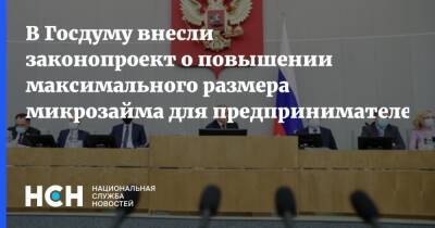 Анатолий Аксаков - В Госдуму внесли законопроект о повышении максимального размера микрозайма для предпринимателей - nsn.fm