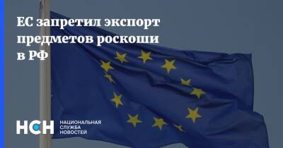 ЕС запретил экспорт предметов роскоши в РФ - nsn.fm - Россия