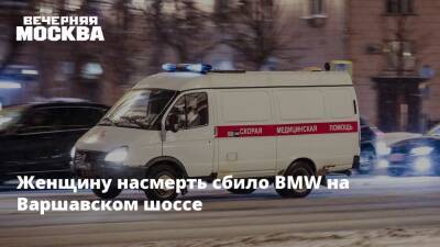 Женщину насмерть сбило BMW на Варшавском шоссе - vm.ru - Москва - Москва