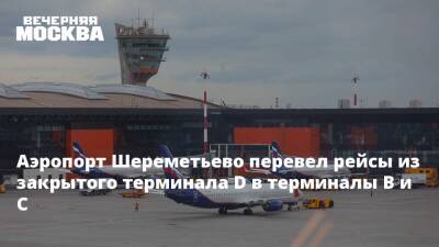 Аэропорт Шереметьево перевел рейсы из закрытого терминала D в терминалы B и С - vm.ru - Москва - Россия - КНДР - Армения - Индия - Сербия - Монголия - Вьетнам