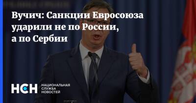 Александр Вучич - Вучич: Санкции Евросоюза ударили не по России, а по Сербии - nsn.fm - Россия - Сербия