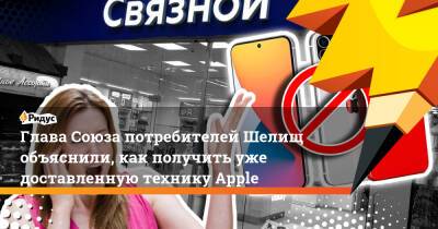 Петр Шелищ - Глава Союза потребителей Шелищ объяснили, как получить уже доставленную технику Apple - ridus.ru - Россия