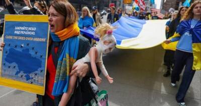 Sky News - Американские матери вышли на марш в поддержку Украины (ФОТО) - dsnews.ua - Россия - США - Украина - Львов - Нью-Йорк