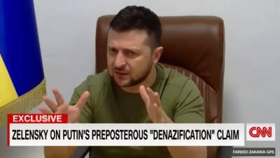 Владимир Зеленский - Владимир Путин - Дмитрий Песков - Зеленский - Зеленский в интервью CNN: я готов к переговорам с Путиным - obzor.lt - Москва - Россия - Украина - с. Путин