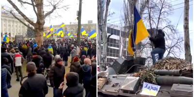 Россия попытается подавить протесты украинского населения — Минобороны Великобритании - nv.ua - Россия - Украина - Англия - Херсон - Великобритания - Протесты