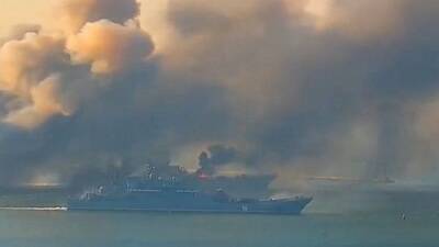 Украина заявила об уничтожении российского корабля “Орск” в порту Бердянска - fokus-vnimaniya.com - Россия - Украина - Мариуполь - Бердянск - Бердянск