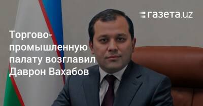 Торгово-промышленную палату возглавил Даврон Вахабов - gazeta.uz - Узбекистан - Ташкент