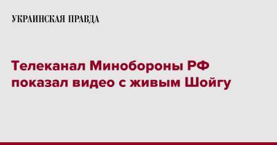 Сергей Шойгу - Телеканал Минобороны РФ показал видео с живым Шойгу - pravda.com.ua - Россия - Украина