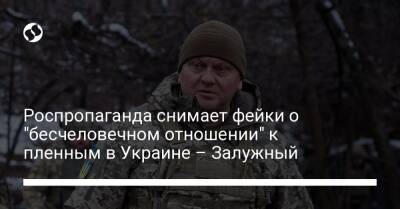 Роспропаганда снимает фейки о "бесчеловечном отношении" к пленным в Украине – Залужный - liga.net - Украина