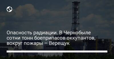 Ирина Верещук - Опасность радиации. В Чернобыле сотни тонн боеприпасов оккупантов, вокруг пожары – Верещук - liga.net - Россия - Украина