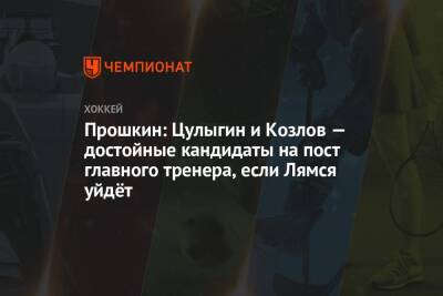 Николай Цулыгин - Виктор Козлов - Прошкин: Цулыгин и Козлов — достойные кандидаты на пост главного тренера, если Лямся уйдёт - championat.com - Уфа - Челябинск