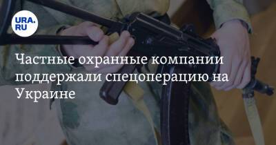Владимир Путин - Частные охранные компании поддержали спецоперацию на Украине - ura.news - Россия - Украина - Ирак - Ливия