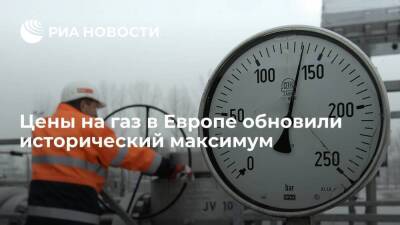 Владимир Путин - Цены фьючерсов на газ в Европе обновили исторический максимум, достигнув 2279 долларов - smartmoney.one - Россия - Украина - Европа - Донецкая обл.