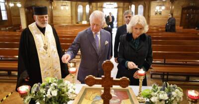 принц Чарльз - Вадим Пристайко - Камилла Паркер-Боулз - Принц Чарльз с женой помолились за мир в Украине в греко-католической церкви в Лондоне - focus.ua - Украина - Англия - Лондон