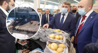 Как в Чебоксарах проходит выставка картофеля, куда выстроилась огромная очередь - pg21.ru - респ. Чувашия - Чебоксары