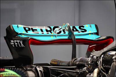 Льюис Хэмилтон - Джордж Рассел - В Mercedes готовят новое заднее антикрыло - f1news.ru - Джидда - Мельбурн - Бахрейн