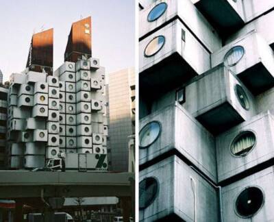 В Токио сносят уникальный жилой дом-башню - обветшавший "образец архитектуры будущего" - lenta.ua - Украина - Токио - Токио