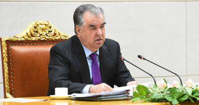 Эмомали Рахмон - 30 марта состоялось заседание Правительства Республики Таджикистан - dialog.tj - Душанбе - Таджикистан