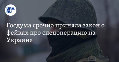 Госдума срочно приняла закон о фейках про спецоперацию на Украине - ura.news - Россия - Украина